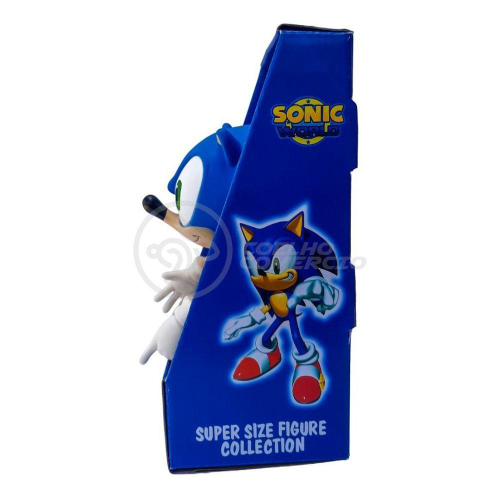 Boneco Sonic shadow 23cm sonic collection articulado preto jogo