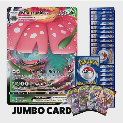 Kit Cartas Pokémon: 3 Pokémon Gx + 100 Cartas + Brinde no Shoptime