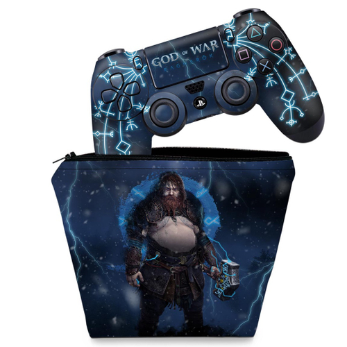 Adesivo Compatível PS5 Controle Playstation 5 Skin - God of War