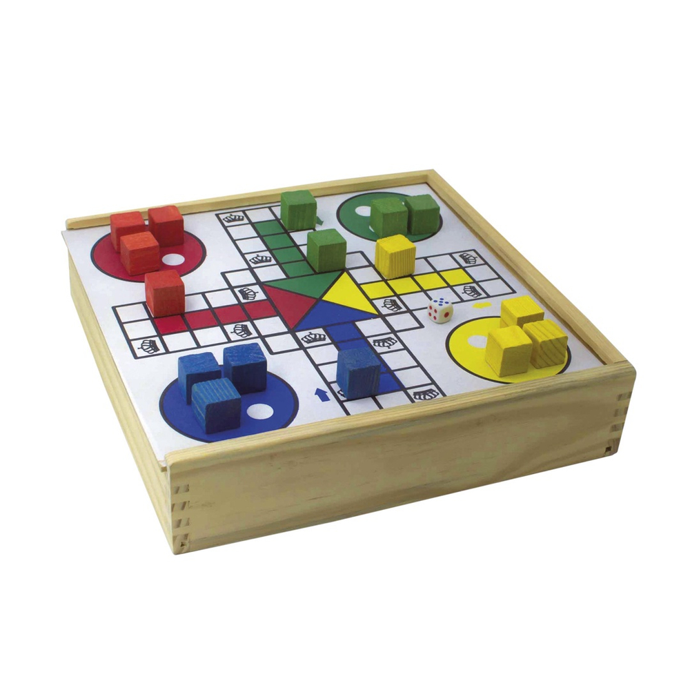 Tabuleiro Jogos 5x1 Dama Jogo Da Velha Ludo Trilha Xadrez