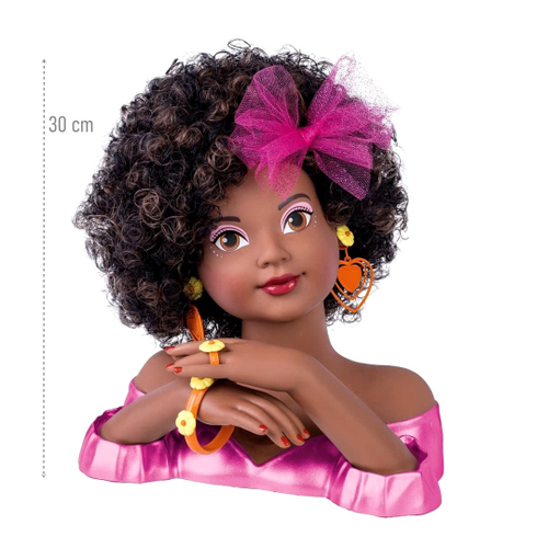 Boneca Negra Para Pentear, Maquiar Busto Brinquedo De Menina na Americanas  Empresas