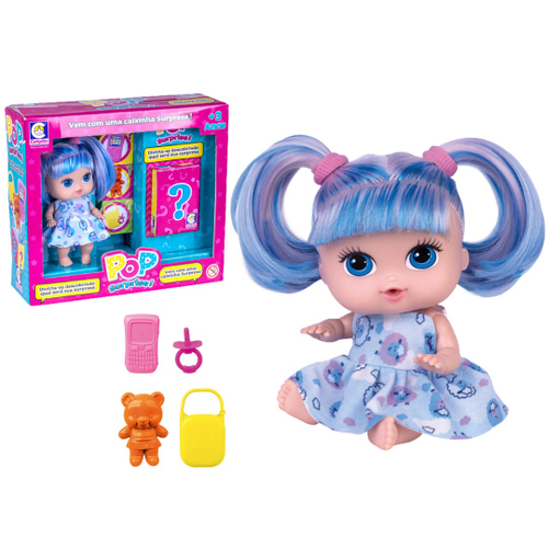 Boneca Magic Top Model Para Maquiar Pentear- Divertoys no Shoptime