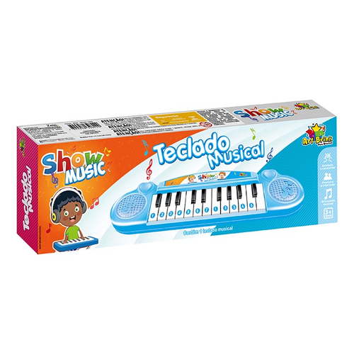 Brinquedo Teclado Piano Musical Infantil Fazendinha Rosa no Shoptime