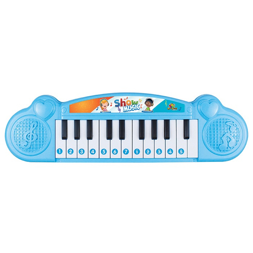 Teclado Piano Musical Bebê Brinquedo Infantil Divertido Azul no Shoptime