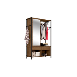Guarda Roupa Solteiro Com Espelho Closet Industrial Closet é boa?
