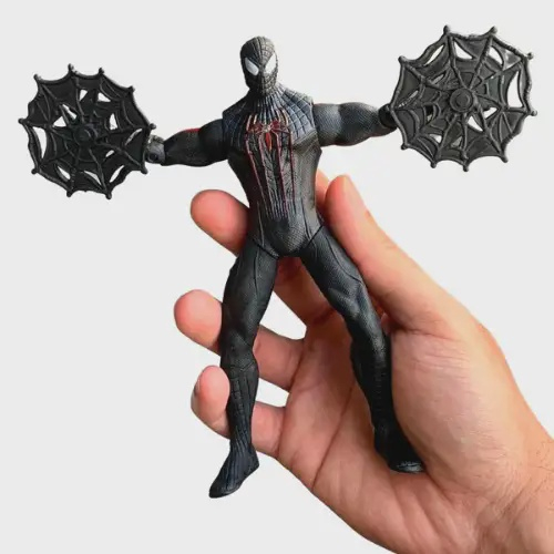 Boneco Action Figure Homem Aranha Preto Aranhaverso. 16 Cm em Promoção na  Americanas