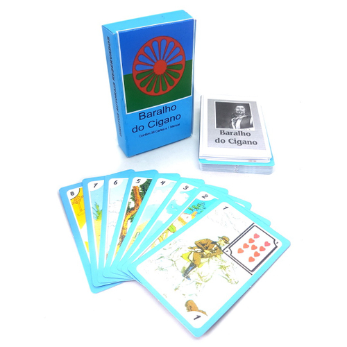 Baralho Tarot Cigano Deck Lenormand 36 Cartas Plastificado