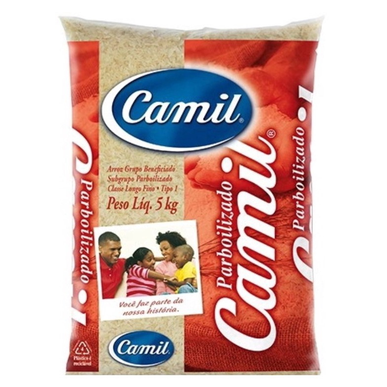 Arroz Parboilizado Camil 5kg No Shoptime