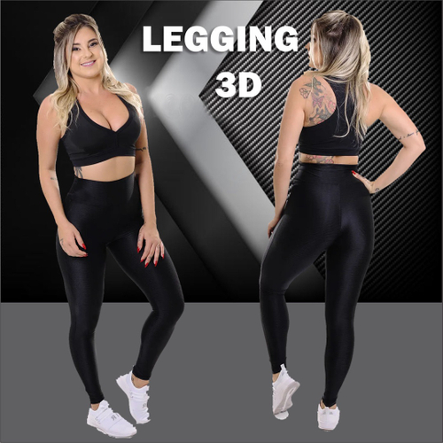 Leg store 3d preta