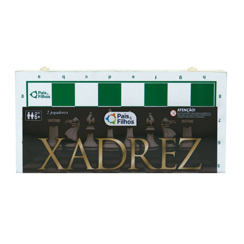 Tabuleiro Xadrez Madeira Mdf 38x38cm Com Peças Rei 9 Escola em Promoção na  Americanas