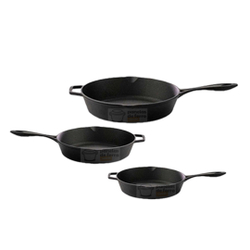 Kit 3 Frigideira Ferro Fundido Cabo Ferro Gourmet Menor preço em Kit 3 Frigideira Ferro Fundido Cabo Ferro Gourmet