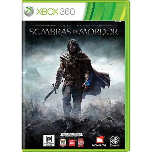 Terra-Média: Sombras de Mordor - Jogo xbox 360 Midia Fisica