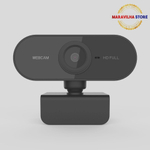 Webcam Full HD 1080p Câmera Usb Com Microfone Visão 360° Para Computador e Notebook - maravilhastore