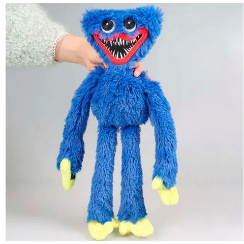 Huggy Wuggy Brasil Pelucia Azul Boneco Playtime Pop Time - Loja