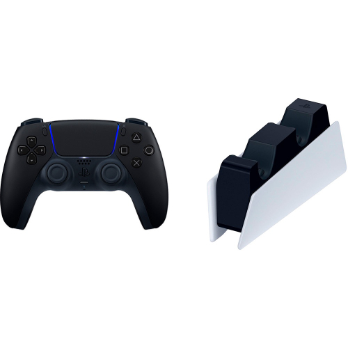 Controle Sem Fio Dualsense¿ Midnight Black Playstation®5 + Base De