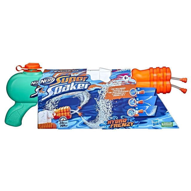 Nerf Lançador de Água Super Soaker Hydra - Hasbro na Americanas