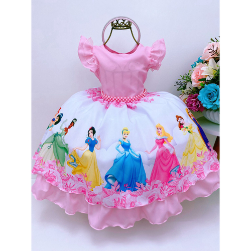 Fantasia princesa disney store infantil