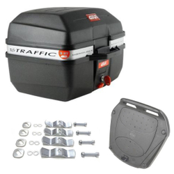 Bau Moto Givi Bauleto Universal 27 L Givi E 27m Monolock Traffic Preto Quadrado é boa?