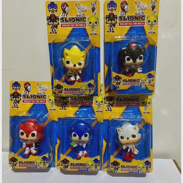 Kit Sonic Cartelado com 4 Bonecos 12 cm - Toys - Bonecos