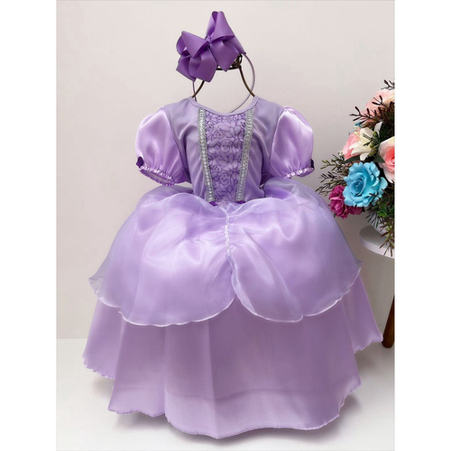 Vestido Princesinha Sofia