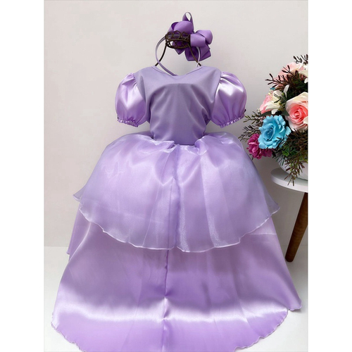 Vestido de Festa Princesa Sofia em Promoção na Americanas