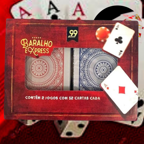 Jogo de Canastra com 104 Cartas