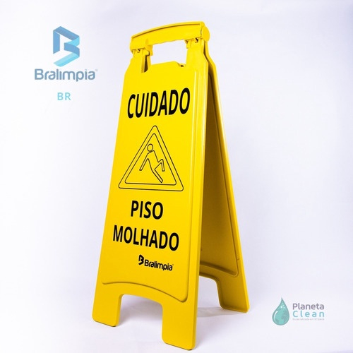 Placa De Sinaliza O Para Piso Molhado Mvpl Bralimpia Submarino