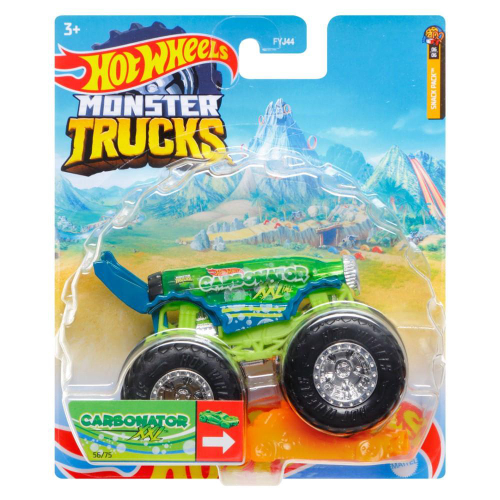 Kit 2x Hot Wheels Monster Trucks Brinquedo Carrinho Fyj44