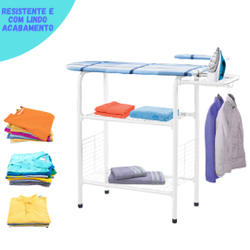 Tabua Mesa De Passar Roupa Grande Extra Forte com Armarinho é boa?