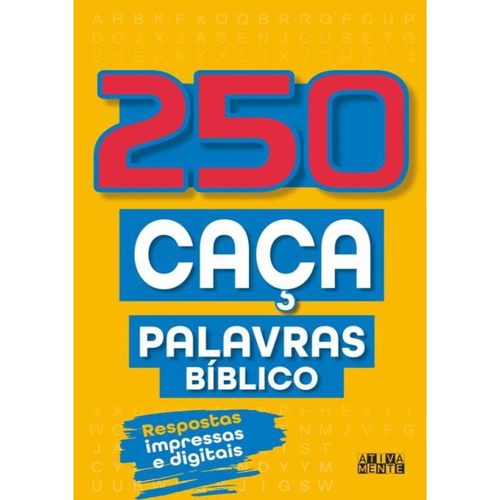 Livro De Passatempo Caça Palavras Exercício Mental no Shoptime