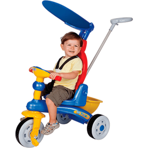 Triciclo Motoca Infantil Tico Tico Zoom Azul C/cesta Magic 2710l