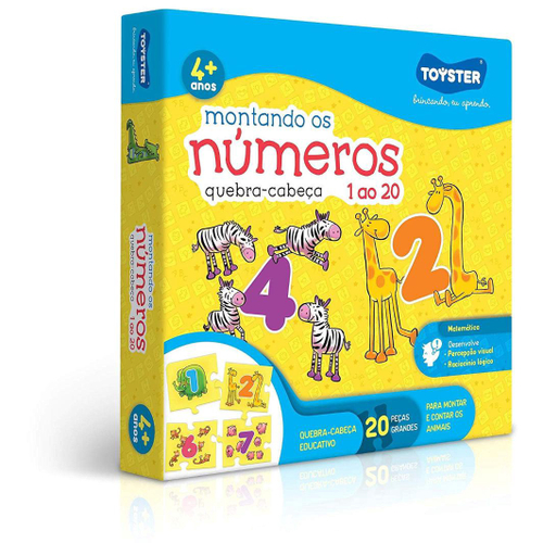 Jogo Educativo Infantil - Montando os Números - Disney - Toyster