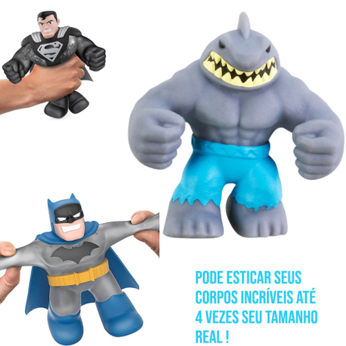 Boneco Elástico que Estica King Shark Goo Jit Zu dc - 2695 - Sunny no  Shoptime