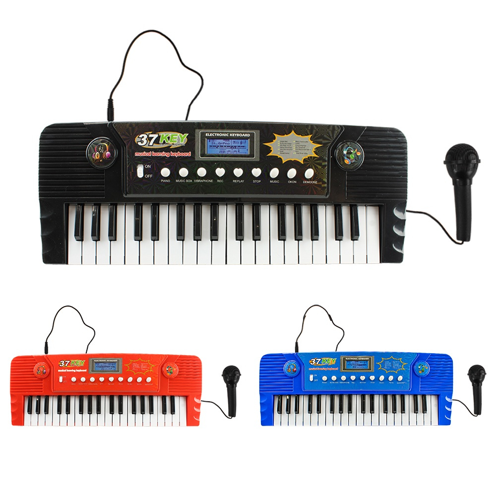 Piano Teclado Eletrônico Infantil 22 Musicas Com Microfone - ToyKing -  Teclado Infantil - Magazine Luiza