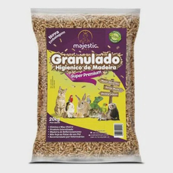 Granulado Higiênico De Madeira Super Premium Majestic Pet 20 kg Menor preço em Granulado Higiênico De Madeira Super Premium Majestic Pet 20 kg
