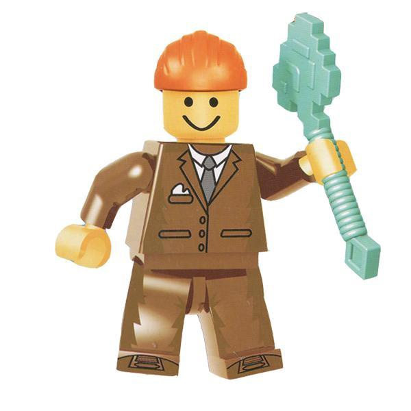 Boneco Montar Roblox Compatível Com Lego - Builderman Merely em Promoção na  Americanas