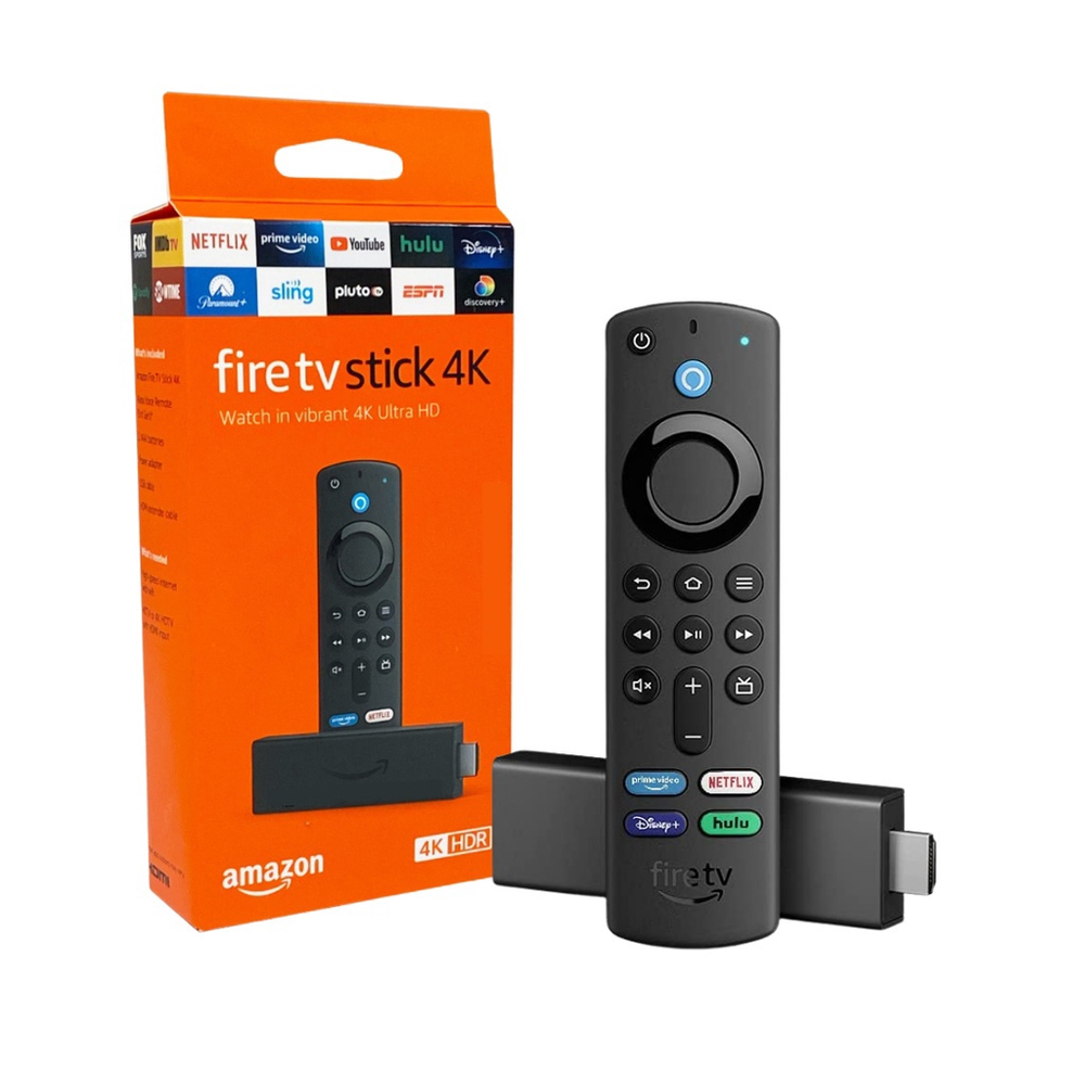 Fire TV Stick 4K Com Controle Remoto Por Voz Com Alexa (inclui Comandos ...