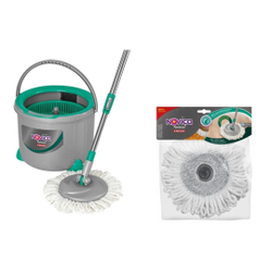 Mop Spin Twister Noviça Bettanin 360 6 L + Refil Mop Extra Menor preço em Mop Spin Twister Noviça Bettanin 360 6 L + Refil Mop Extra