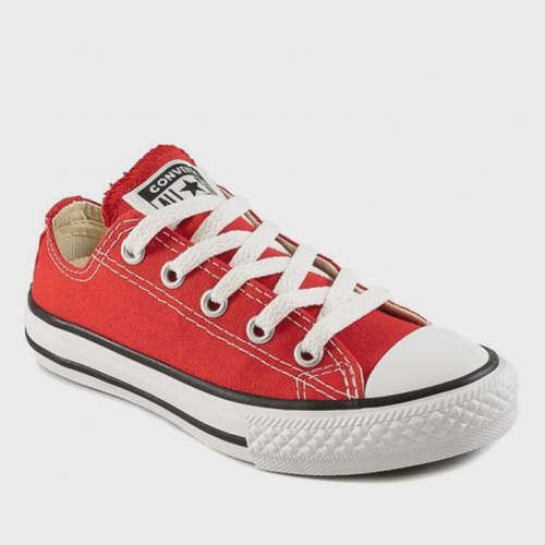 Tênis Converse Chuck Taylor All Star Infantil CK0002 - Preto/Vermelho