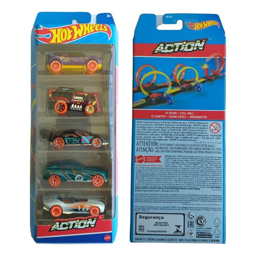 Hot Wheels Carrinho Conj 5 Mattel em Promoção na Americanas