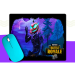 Mouse Pad Grande Gamer Fortnite Laranja