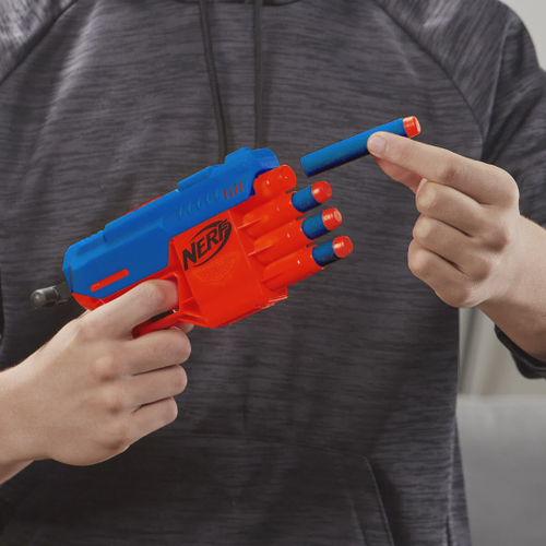 Pistolas 2 Lança Dardos Nerf 12 Dardos 4 Latinhas Hero Duo Baby Style