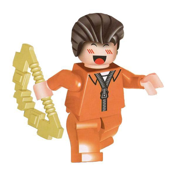 Boneco Montar Roblox Compatível Com Lego Jailbreak Fugitivo em