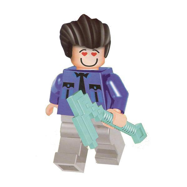 Boneco Montar Roblox Compatível Com Lego Jailbreak Vigilante em