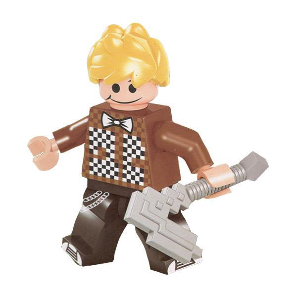 Kit 8 Brinquedo Boneco Bloco De Montar Roblox Compatível com LEGO