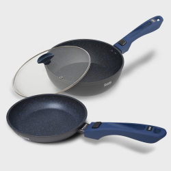 Panelas Ichef Polishop com Tampa - Sauté - Day Bay Day 24Cm - Azul Menor preço em Panelas Ichef Polishop com Tampa - Sauté - Day Bay Day 24Cm - Azul