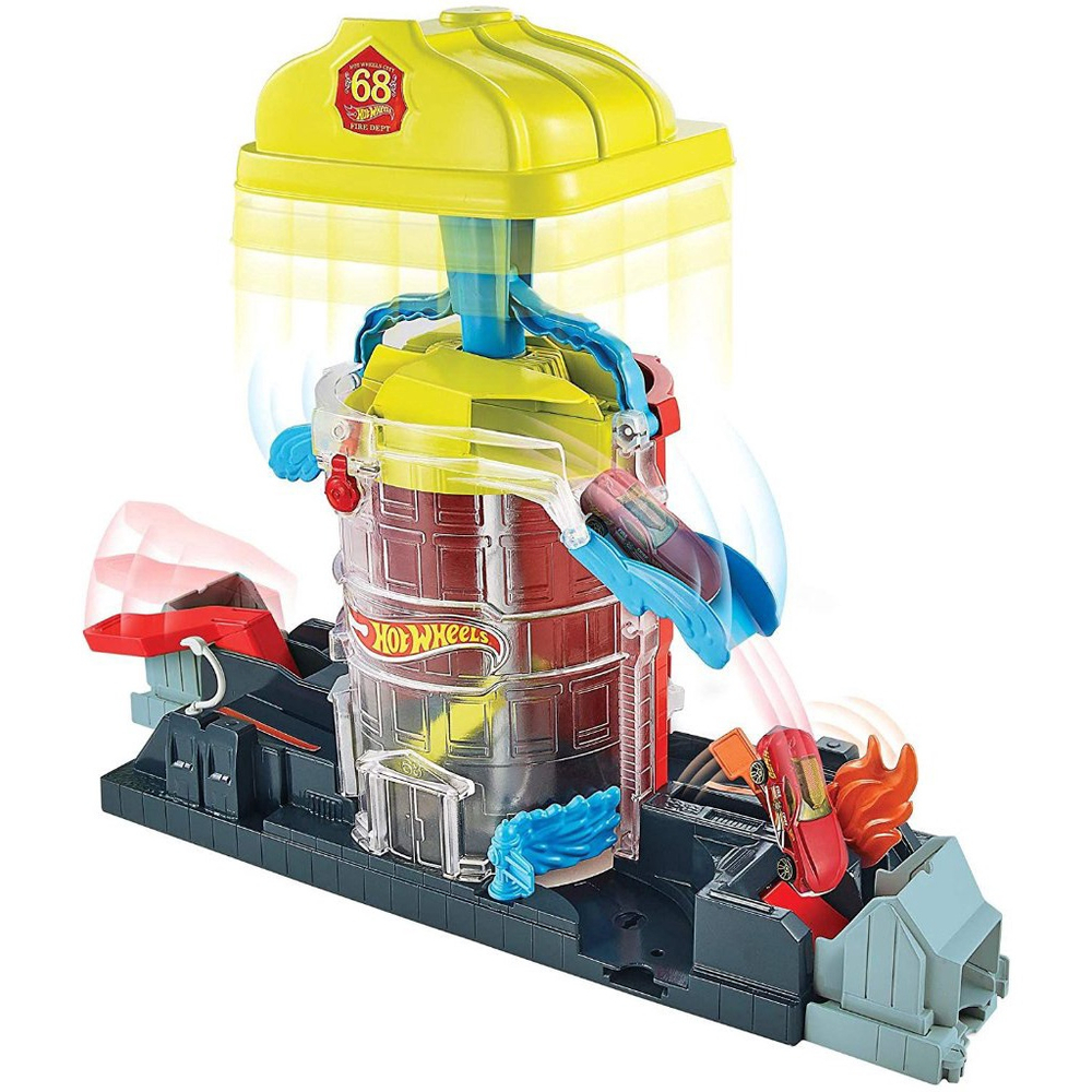 Pista Hot Wheels Posto De Bombeiros Super Loop - Mattel