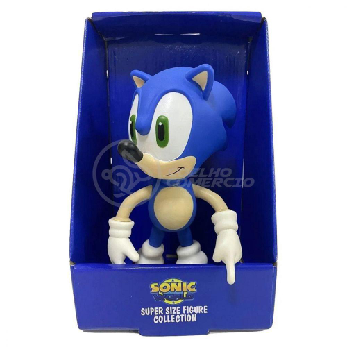 Boneco Sonic Grande Super Size Original Nintendo - 23cm