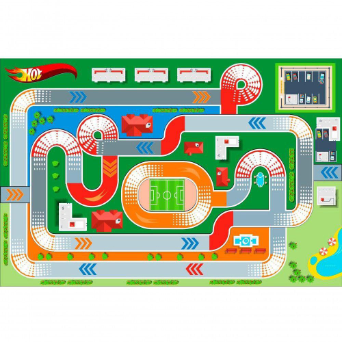 Pista para Brincar com Carrinhos HOTCARS Infantil