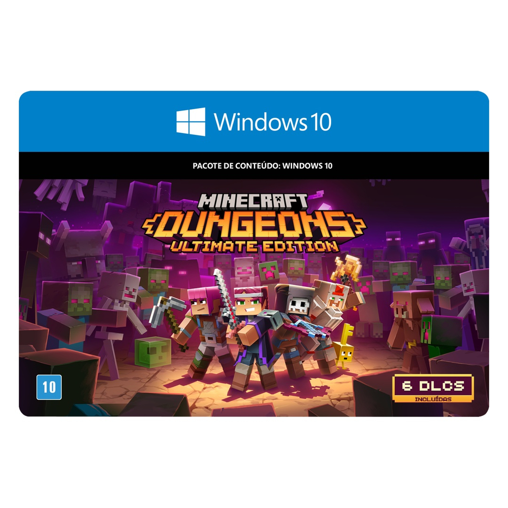 Jogo minecraft dungeons ps4